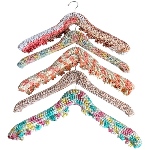 Hand Crafted Storage & Organization Vintage Crocheted Clothes